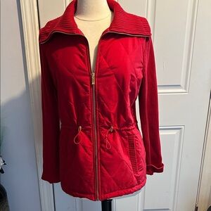 Jones New York Vibrant Red Jacket